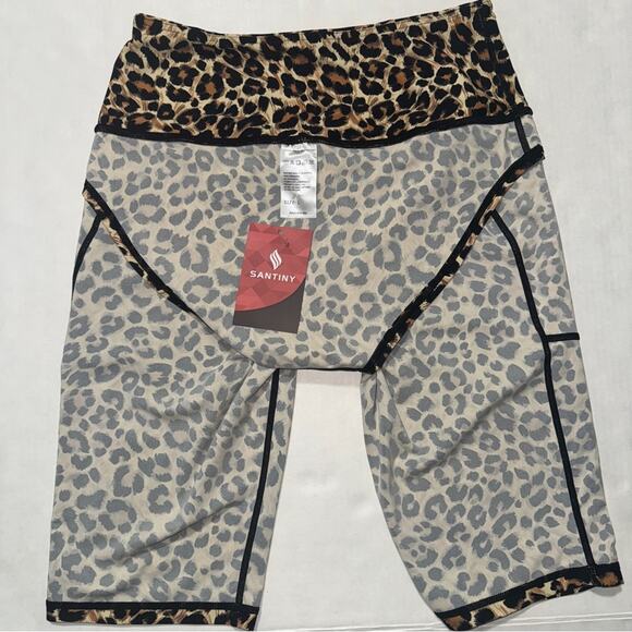 Santiny Womens Size L Animal Print Swim Surfing Vacation Surfing Travel Vacation - Picture 4 of 9